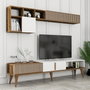 Hanah Home Milan TV - Nogal y Blanco